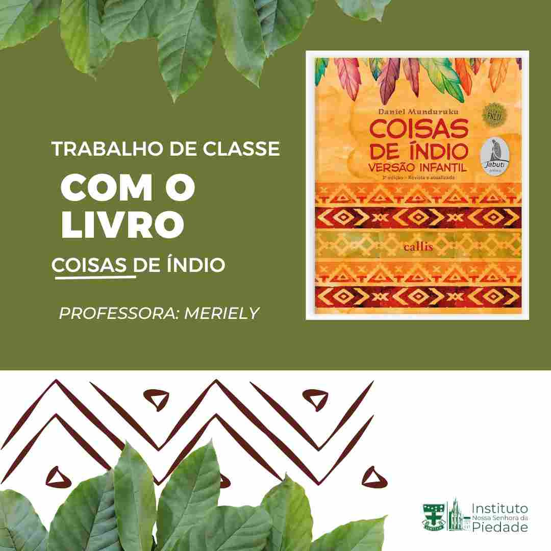 Trabalho sobre o livro: ''Coisas de índio''