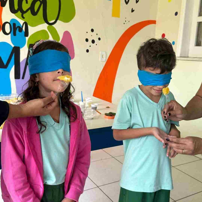 Explorando o paladar e olfato 