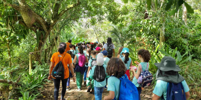 Aula de campo - Visitando a fazenda Irerê