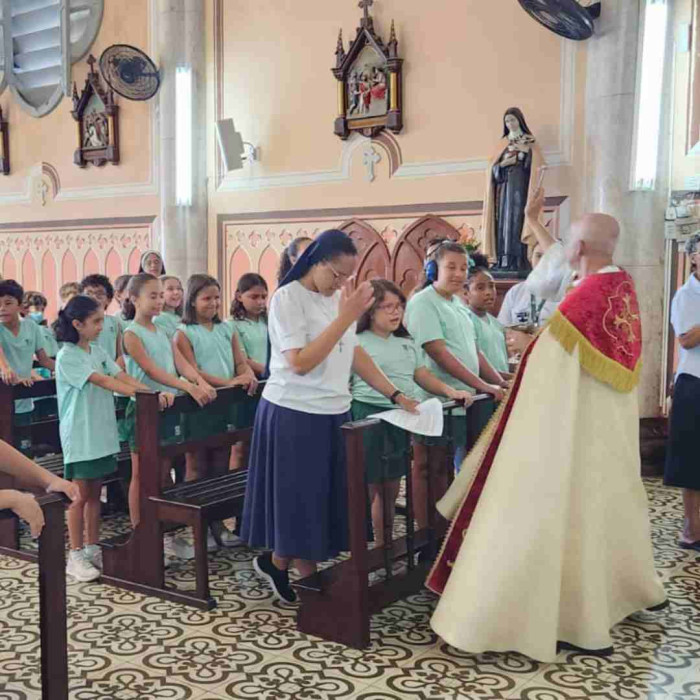 Início das atividades da Pastoral Escolar