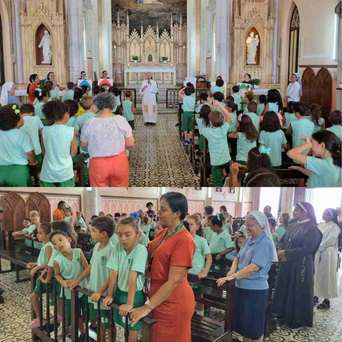 Início das atividades da Pastoral Escolar