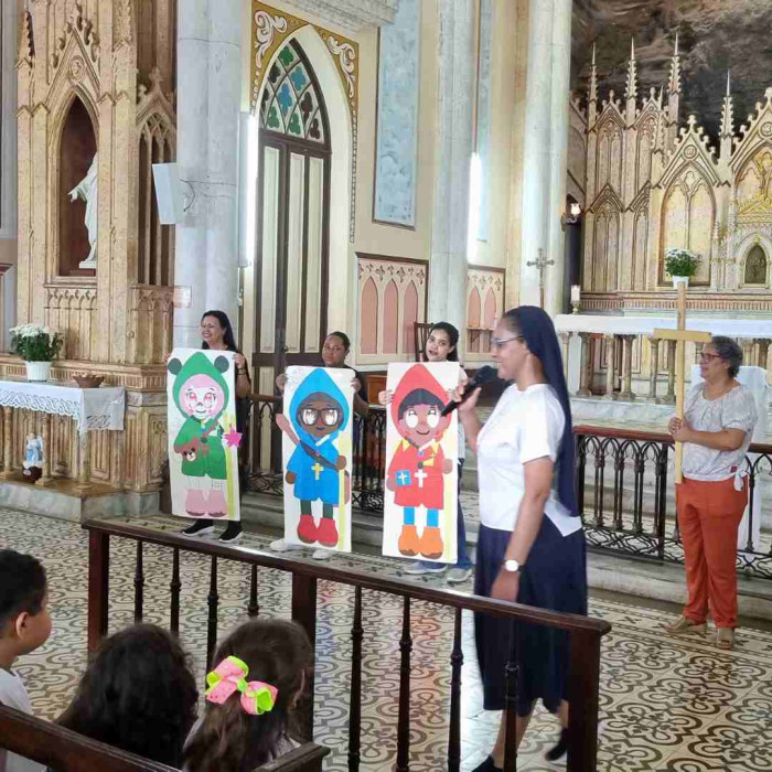 Início das atividades da Pastoral Escolar