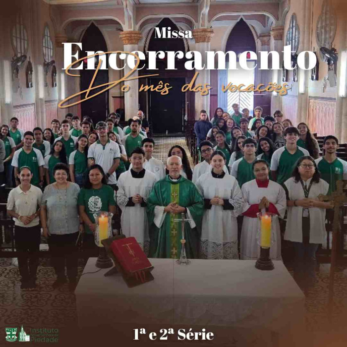 Missa de encerramento do mês das vocações