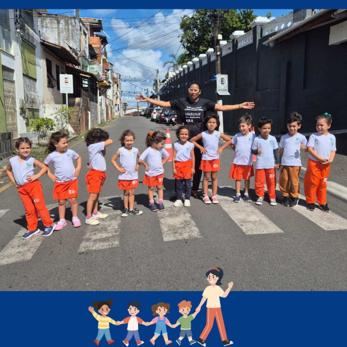 Passeio pelas ruas da Escola