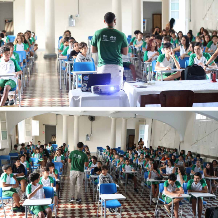 Aula especial de física, química e matemática
