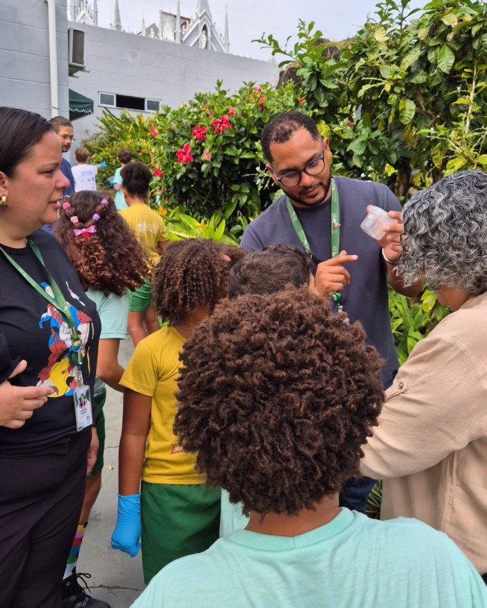 Pequenos cientistas em ação