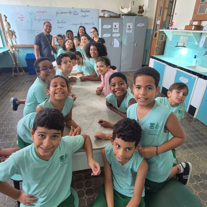 Aulas no laboratório