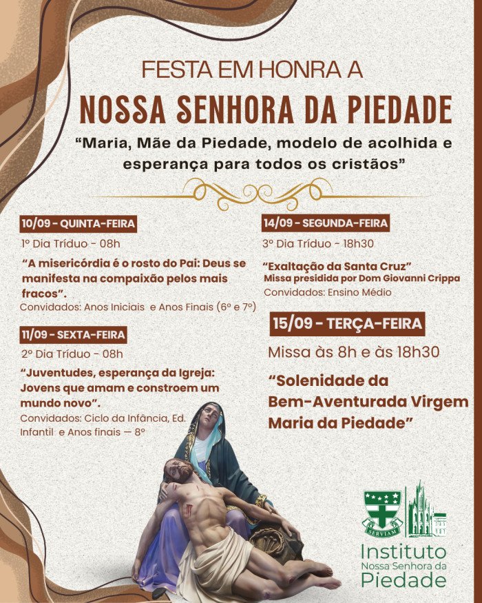 Festa em Honra a Nossa Senhora da Piedade